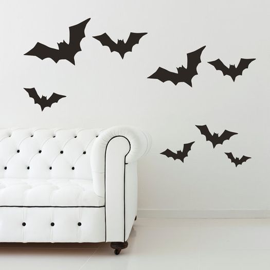 Bat Wall Stickers for Halloween, Bats Stickers, Halloween Wall Decals