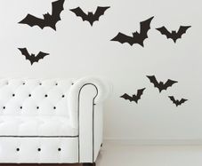 Bat Wall Stickers for Halloween, Bats Stickers, Halloween Wall Decals