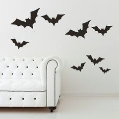 Bat Wall Stickers for Halloween, Bats Stickers, Halloween Wall Decals