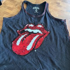 Kids Rolling Stones vest with sequins - UK4