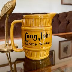 Vintage Long John Scotch Whisky Barrel Water Jug 1960 to 1970
