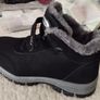 Temu High-Top Winter Sneakers with Faux Fur Trim Size 36/UK 3, Black (Brand New) Image 3