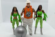 wwe elite series 25 Brodus Clay &amp; The Funkadactyls Naomi &amp; Cameron action figures