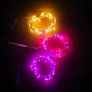 Fairy lights - USB connection - Pink, purple and warm white Image 2