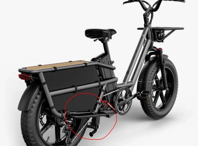 Rear Pegs for Fiido T2