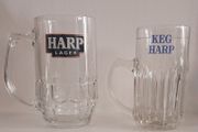 2 Vintage Harp Lager Tankards