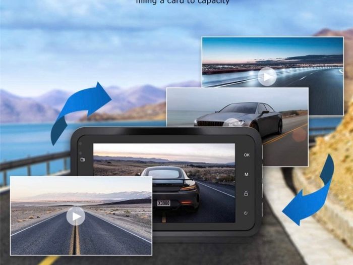 Dash Cam Front and Rear 1080P Full HD Dual Dash Camera In Car Camera Dashboard Camera Dashcam for Cars 170 Wide Angle HDR with 3.0" LCD Display Night Vision Motion Detection and G-sensor (FREE POSTAGE)