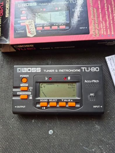 Boss TU-80 Chromatic Tuner Metronome Music/Guitar Tuner