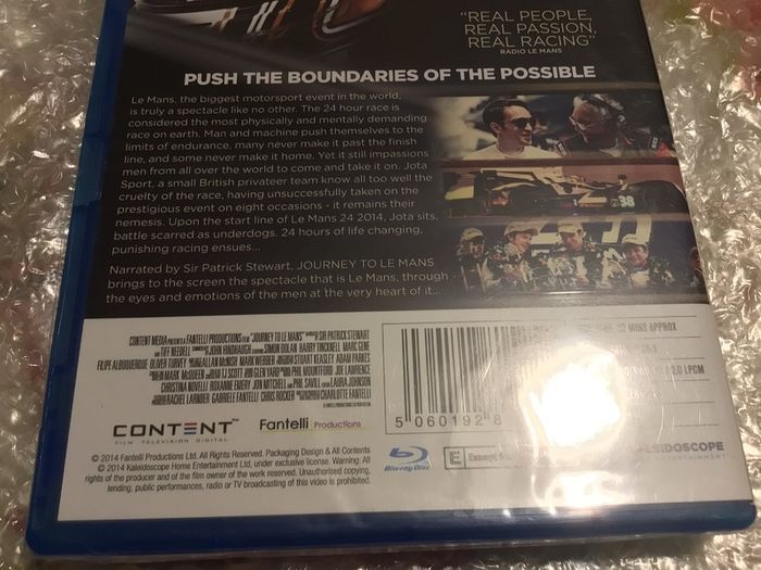 Journey To Le Mans Blu Ray New Sealed