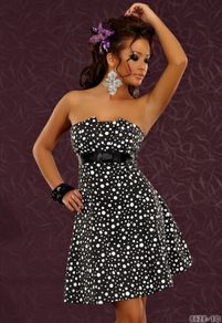 polka dotty dress size s small