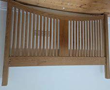 headboard 5'6" solid wood