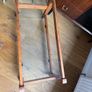 Mid-century glass and teak coffee table Image 3
