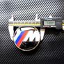BMW 74mm M - SPORT Emblem Badge Rear Trunk Logo 1 3 5 6 7 x z m class Image 4