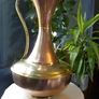 Vintage Copper and Brass Ewer Pitcher. Very large 47cm Image 7