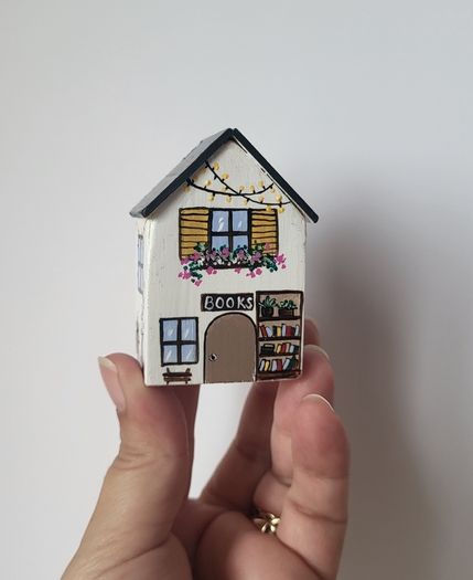 Handcrafted tiny wooden house!