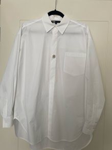 Maje white oversized shirt