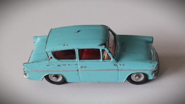 Diecast Vintage Dinky Toys Ford Anglia (105E) - Fair to Good Original Condition/No Box