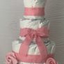 Handmade premium pampers nappy cake Image 2