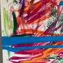 Large abstract painting original abstract art Poolbeg chimneys Dublin art Image 8