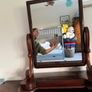 Antique mahogany dressing swing mirror Image 6