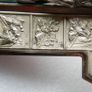 Vintage Wall Crucifix Featuring Embossed Plaques Depicting the 14 Stations of the Cross Image 4