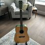 Acoustic guitar with strap, bag, stand and accessories Image 2