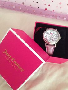 Juicy Couture purple wrist watch