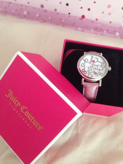 Juicy Couture purple wrist watch