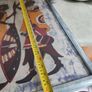 Large Kenyan Batik Wall Art ON BOARD. Image 7
