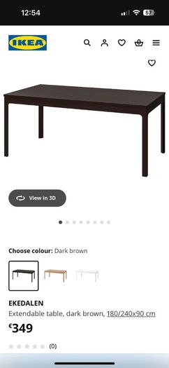 Ikea Dining Table, Chair & Bench Set