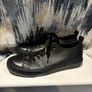 Black Primark Leather-Look Trainers / Sneakers - Size UK 6 / EUR 39 (Worn Once) Image 4