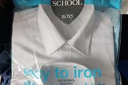 BNWT M&amp;S 2pk school shirts