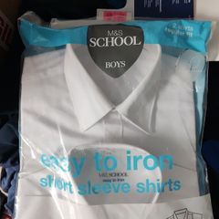 BNWT M&S 2pk school shirts