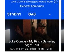 Luke Combs Tickets