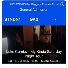 Luke Combs Tickets
