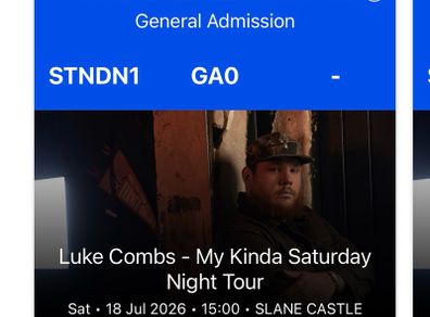 Luke Combs Tickets