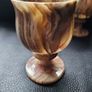 Set of four small onyx goblets Image 3