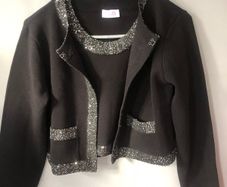 Ladies stunning two piece top S cardigan M