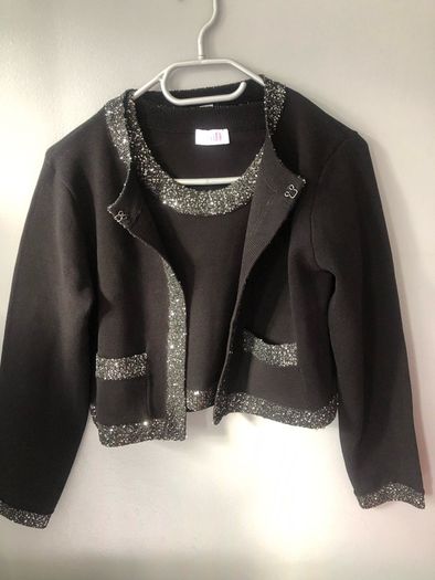 Ladies stunning two piece top S cardigan M