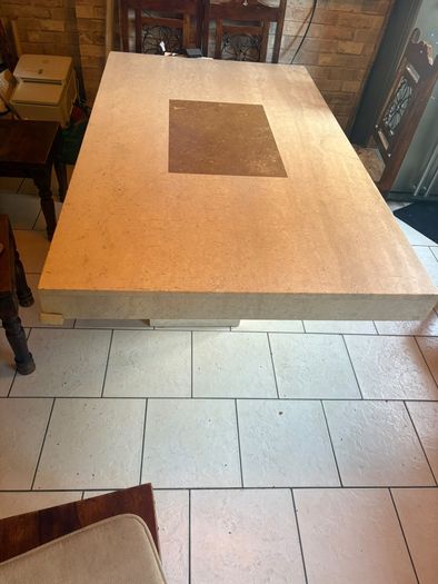 Solid marble dinning table