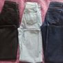Bundle of 3 Primark Jeans - Size 10 Light Blue, Washed Black, Darker-Blue Image 3