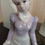 Vintage Figurine of Girl Walking Dog Image 7