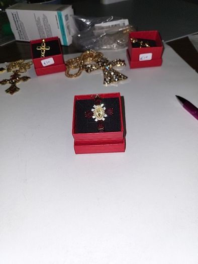 Crucifix and necklace