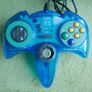 Nintendo 64: Logic 3 Pad Transparent Blue Wired Controller For Nintendo 64 Image 3