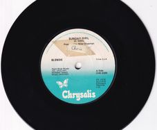Blondie Sunday Girl Uk Press 1978 Single