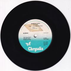 Blondie Sunday Girl Uk Press 1978 Single