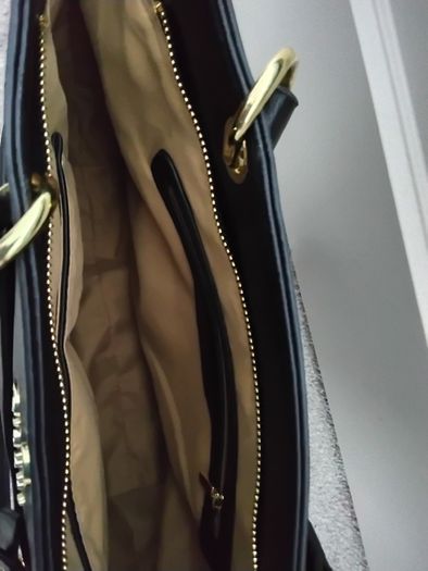 Black handbag