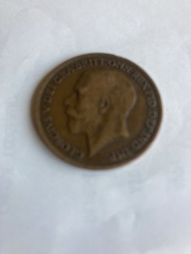 Old coin - 1920 British Penny