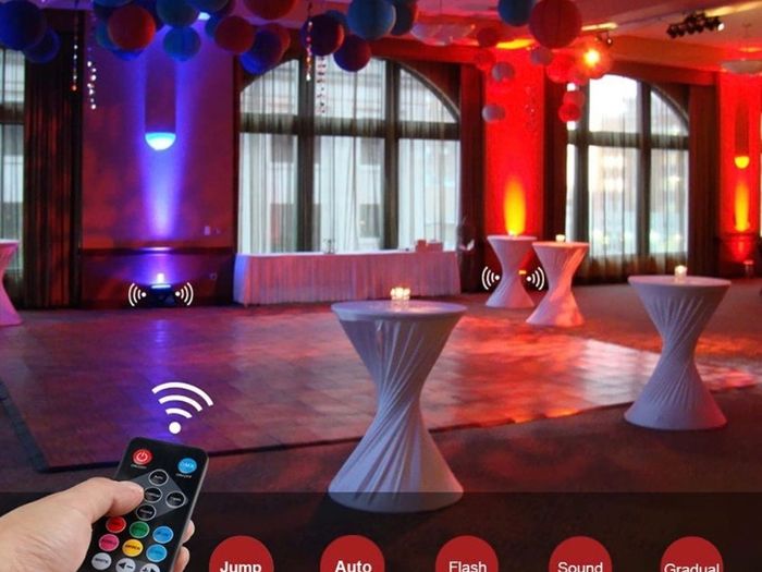 Par Light, RGB 36 LED Stage Lights Sound Activated DMX Control, 7 Modes Uplighting Lights with Remote Control Stage Lighting, DJ Par Party Lights for Club KTV Disco Party (FREE POSTAGE)