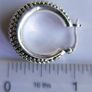 Vintage 925 Sterling Silver Antique  Hoop Earrings 21,3g Image 10